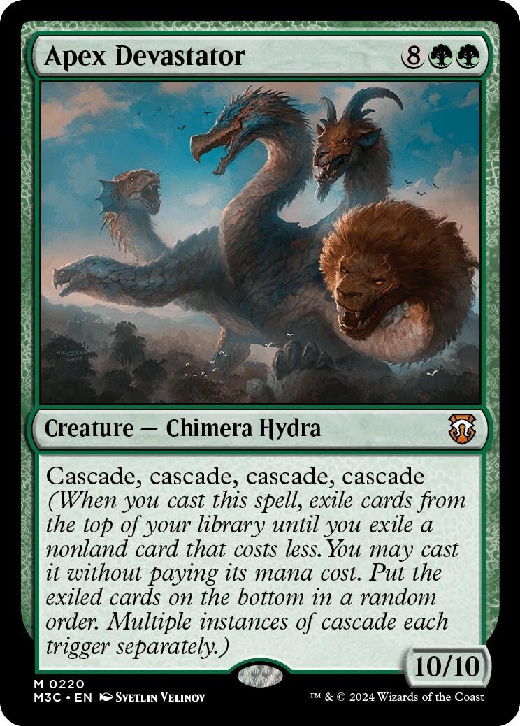 MTG M3C M Apex Devastator #220 NM MTG M3C M Apex Devastator #220 NM