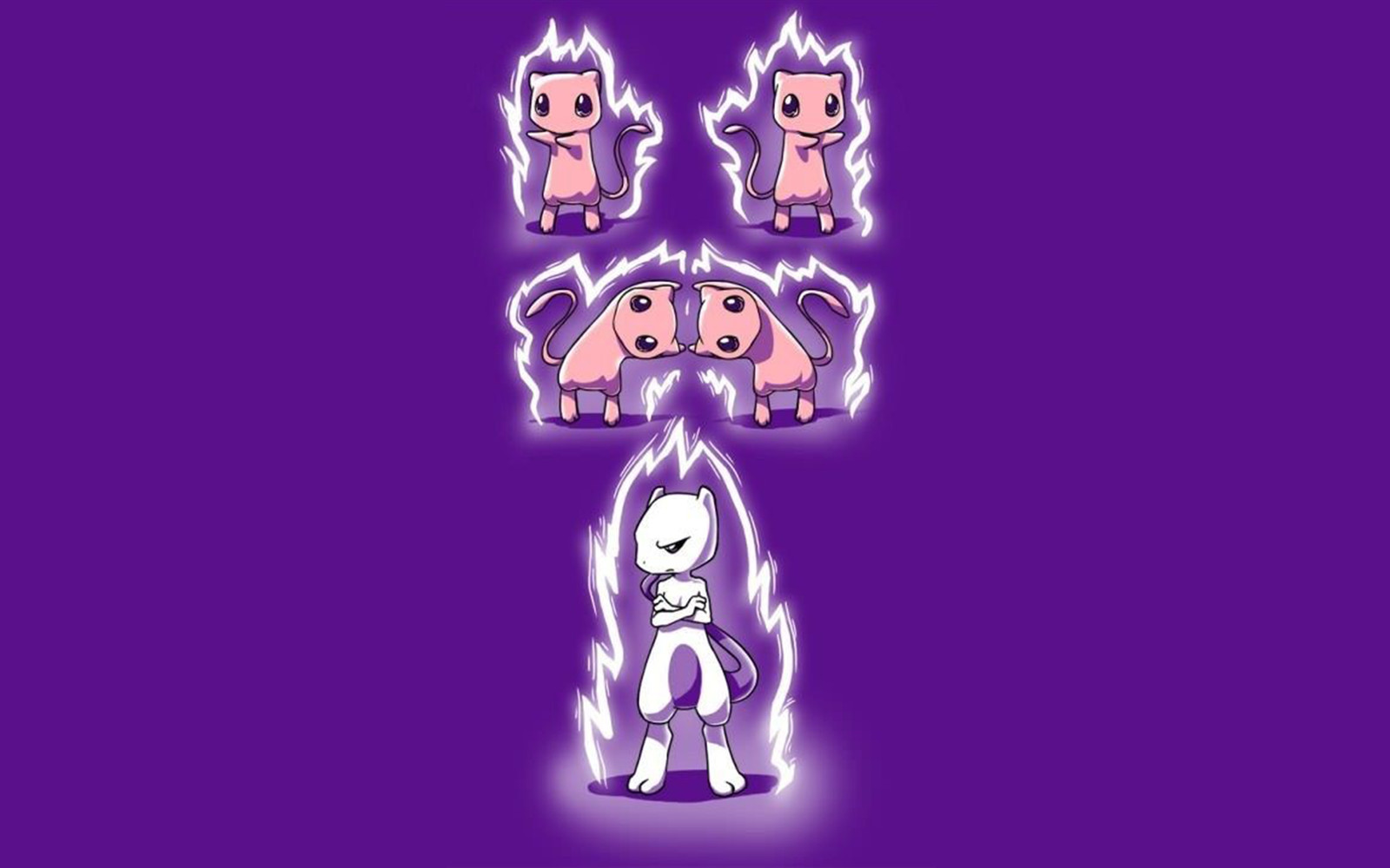 Pokemon Pokmon Mew Mewtwo Anime Simple Background Pad Anime Playmat Desk Mat