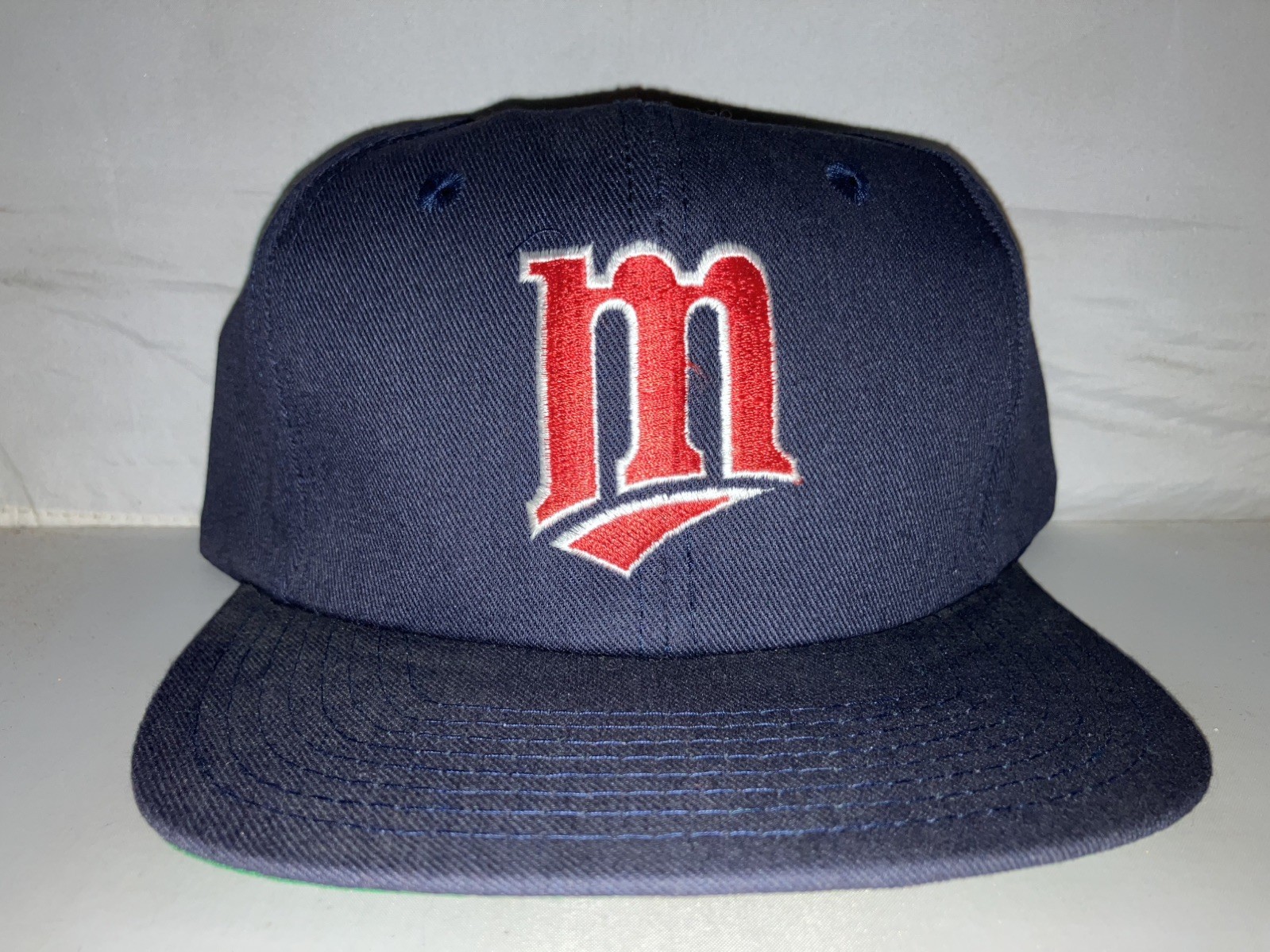 Vtg Minnesota Twins Snapback Hat Cap 80s 90s deadstock MLB baseball kirby