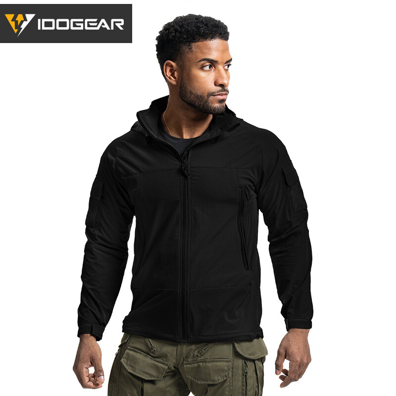 IDOGEAR Tactical Mens Jacket Mens Hoodies Gen2 L5 Soft Windproof Hunting Sport
