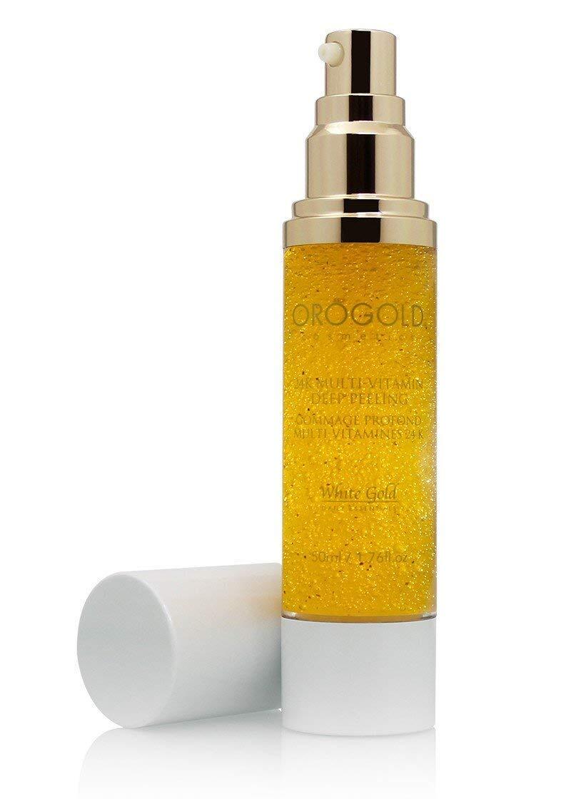 Orogold White Gold 24K Multi Vitamin Deep Peeling Face Exfoliating Peel Gel Mask Orogold White Gold 24K Multi Vitamin Deep Peeling Face Exfoliating Peel Gel Mask