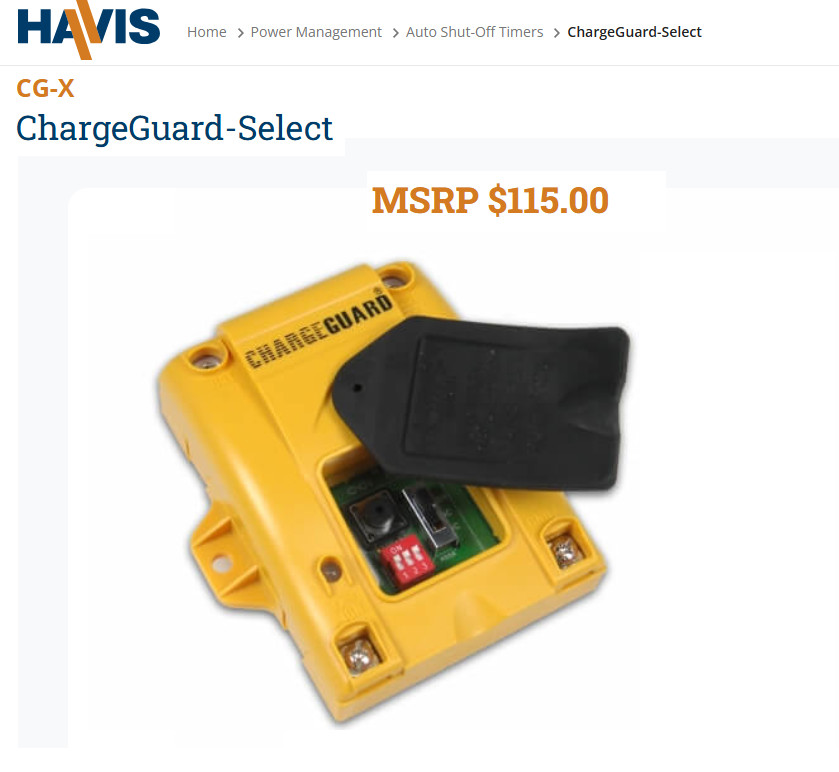 99+% Life Havis CG-X-PSP CG-X ChargeGuard Power Control Circuit Protector Module