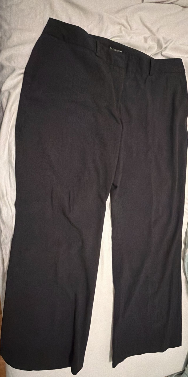 Liz Claiborne Career Sophie Classic Pants Size 16S Black Dress Slacks Liz Claiborne Career Sophie Classic Pants Size 16S Black Dress Slacks
