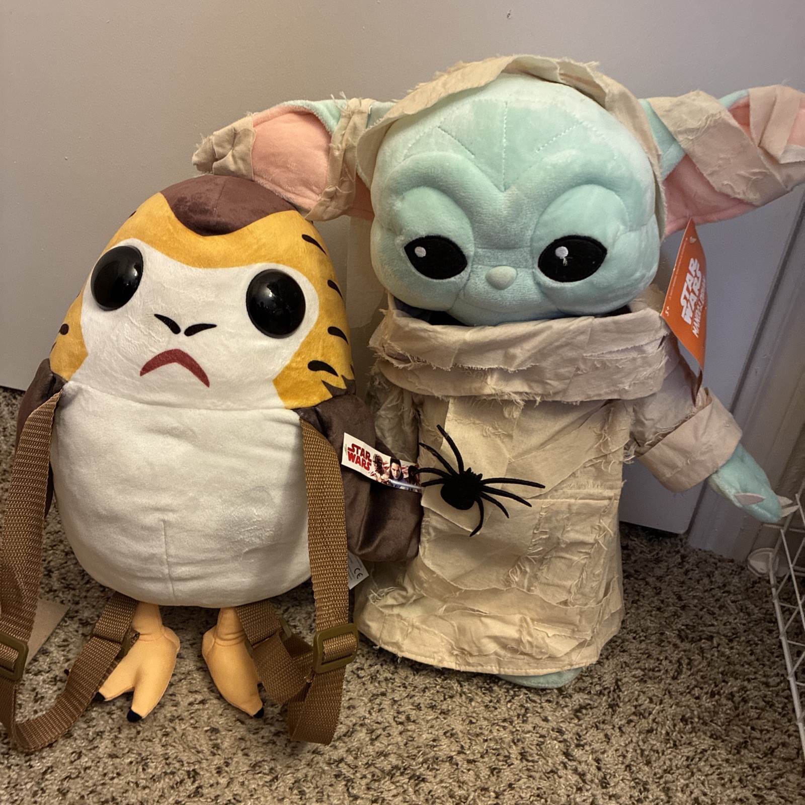Disney Star Wars The Last Jedi Porg Back Buddy Buddies Bag 17\ Disney Star Wars The Last Jedi Porg Back Buddy Buddies Bag 17\