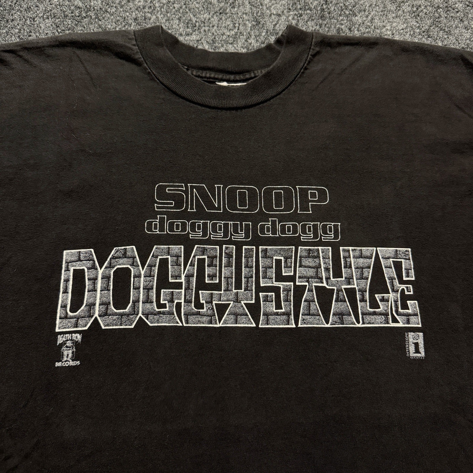 RARE Vintage 90s Snoop Doggy Dogg Doggystyle Spell out Rap Tee T-Shirt Xl