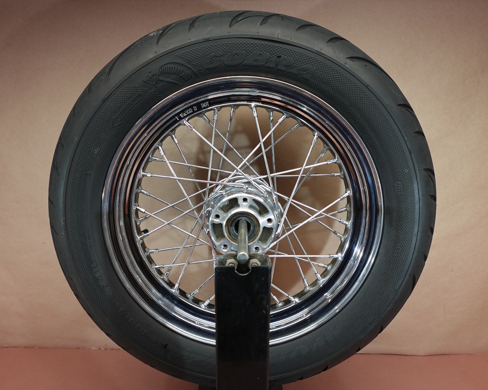 00-11 Harley Davidson Heritage Softail FLSTC Front COBRA Tire Rim Wheel MT90B16