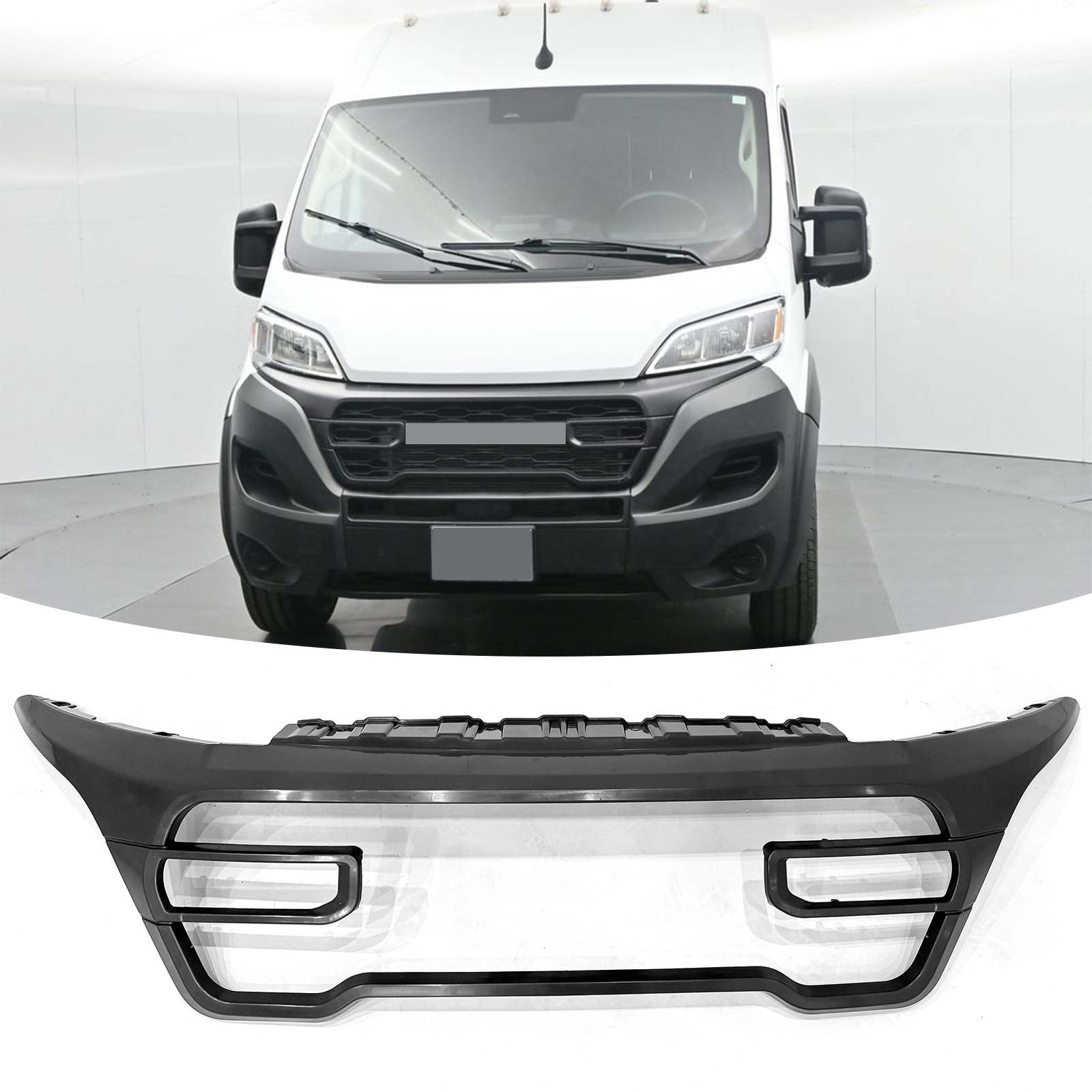 For 2023-2024 RAM Promaster 1500 2500 3500 Front Bumper Grille Molding Surround