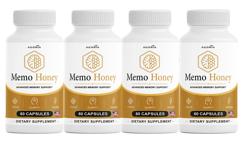 (4 Pack) Memo Honey Advanced Natural Brain Health Support MemoHoney Capsules (4 Pack) Memo Honey Advanced Natural Brain Health Support MemoHoney Capsules