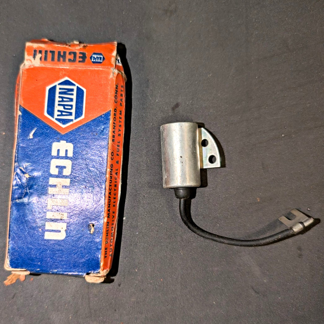 NOS NAPA Echlin AL103 Ignition Condenser Green Band Vintage Chrysler Hudson