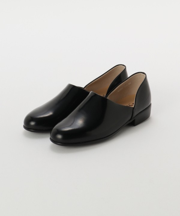 Haruta Spock Shoes 150 Leather Women's Black Japan
