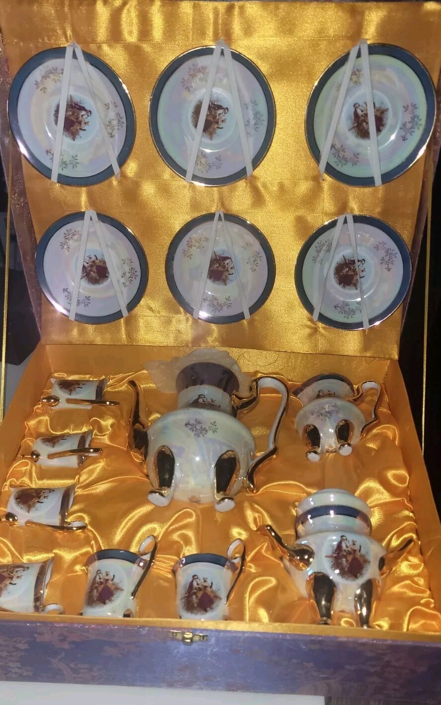 Vintage Yau Shing (YS) Fine Porcelain Tea Set 24k GP