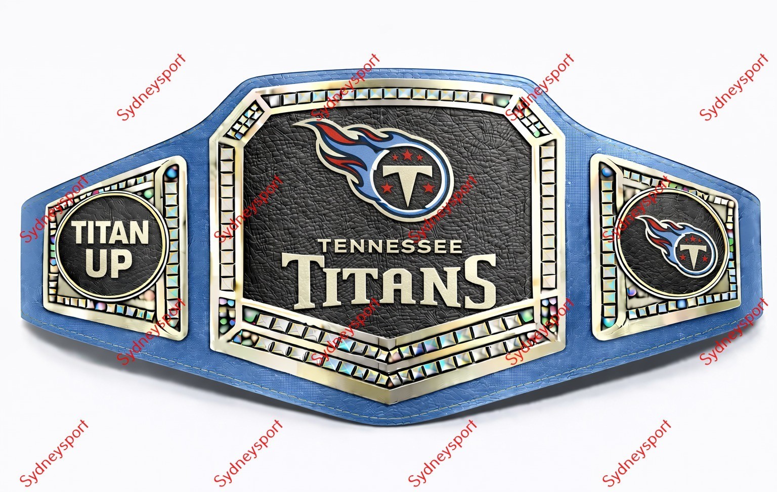 Custom Tennessee Titans Championship Belt Replica Title Adult size 2mm Brass