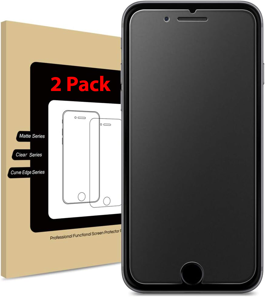 2X Matte Glass Screen Protector For iPhone 17 16 15 14 13 Pro Max Plus 12 11 X