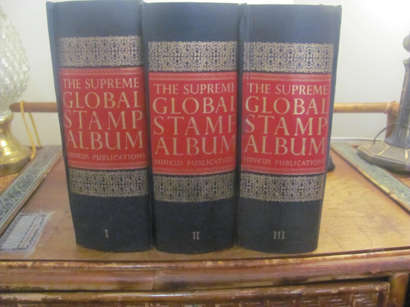 MINKUS Supreme Global Stamp Album VOLS I,II & III. No stamps. MINKUS Supreme Global Stamp Album VOLS I,II & III. No stamps.
