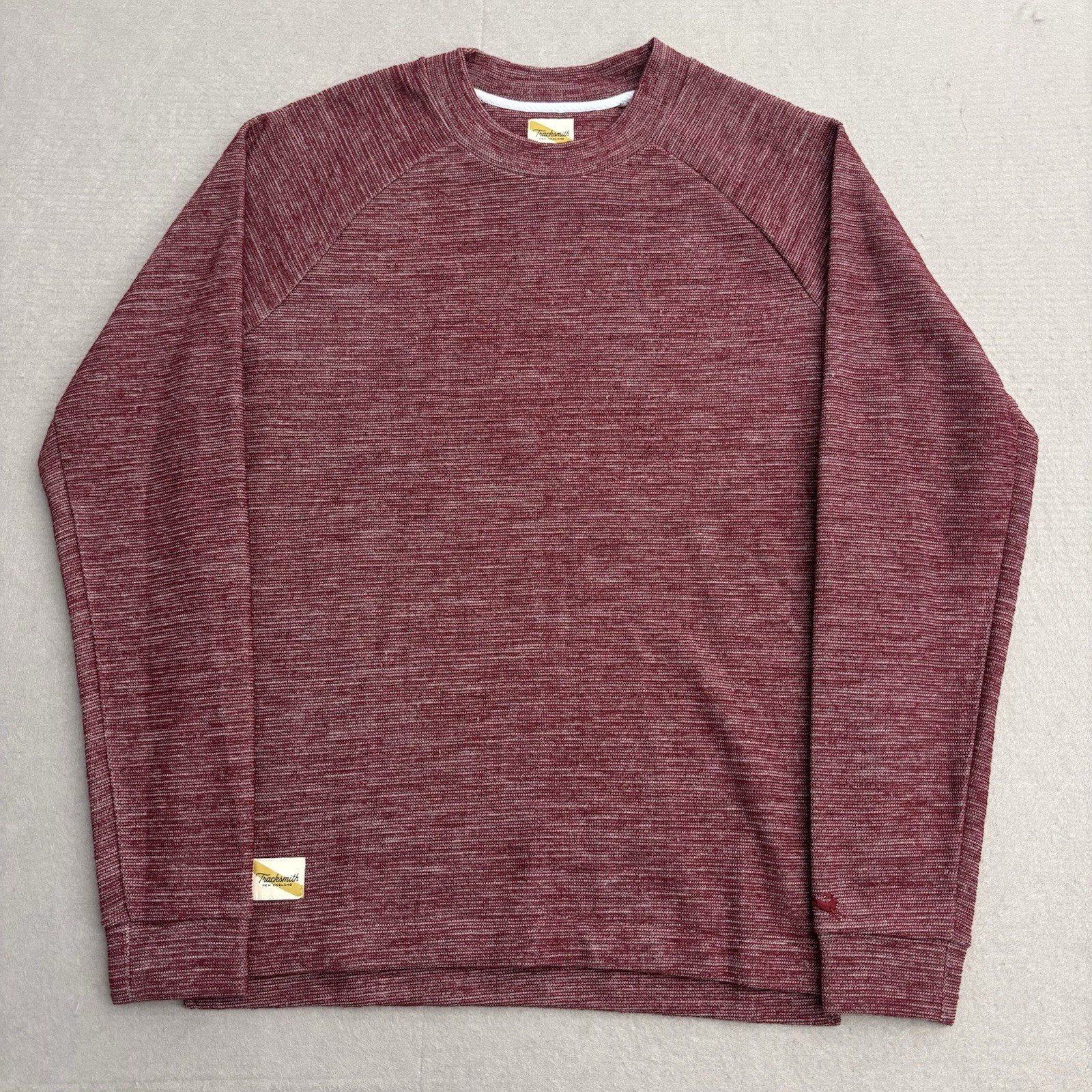 Tracksmith Rapid Transit Crewneck Sweatshirt Mens Medium Merino Blend Running