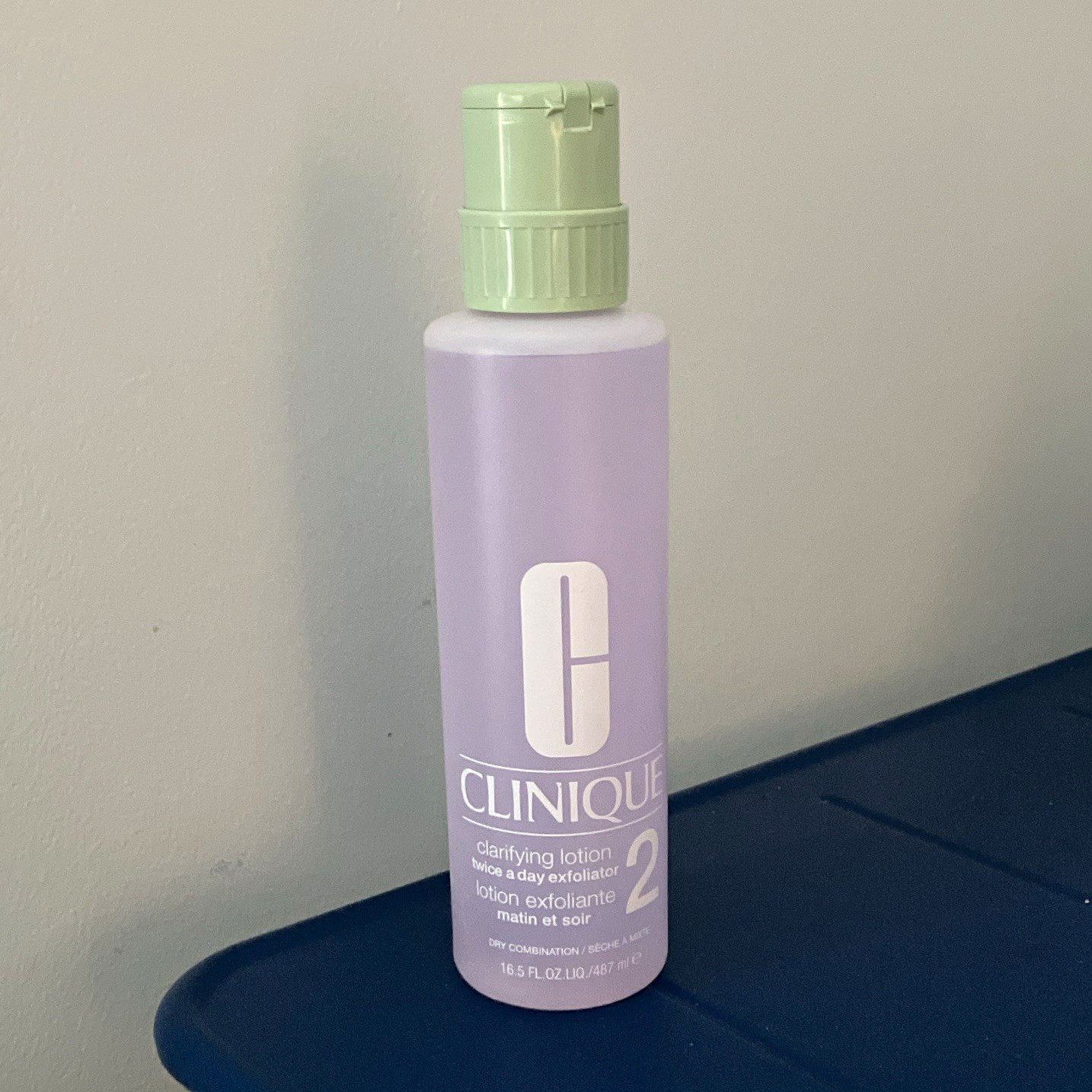 Clinique Clarifying Lotion 2 Face Exfoliant Lotion for Dry Skin 16.5 fl oz