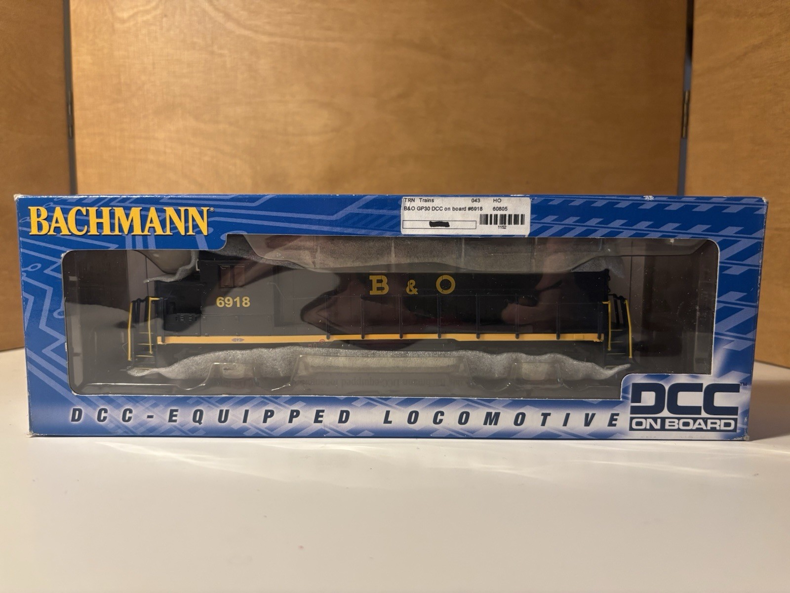 Bachmann HO GP30 Diesel Locomotive B&O #6918 Capital Dome DCC On Board 60805 NIB