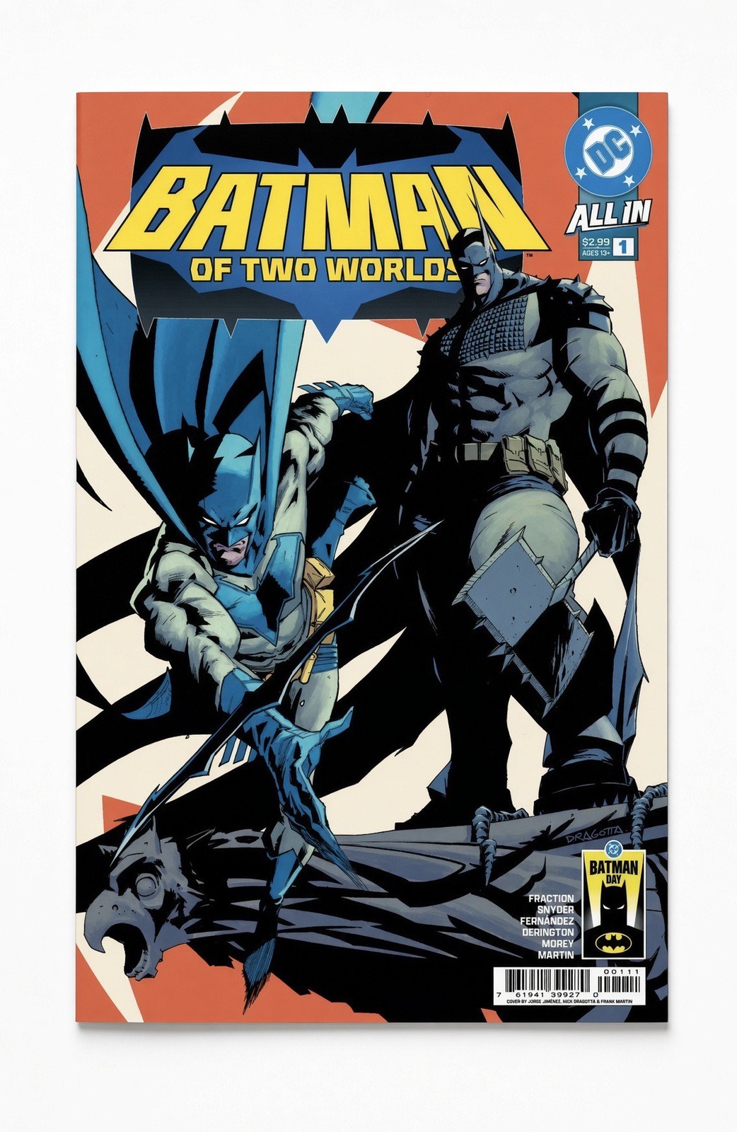 Batman of Two Worlds #1 Batman Day 2026 DC Comics NM Nick Dragotta