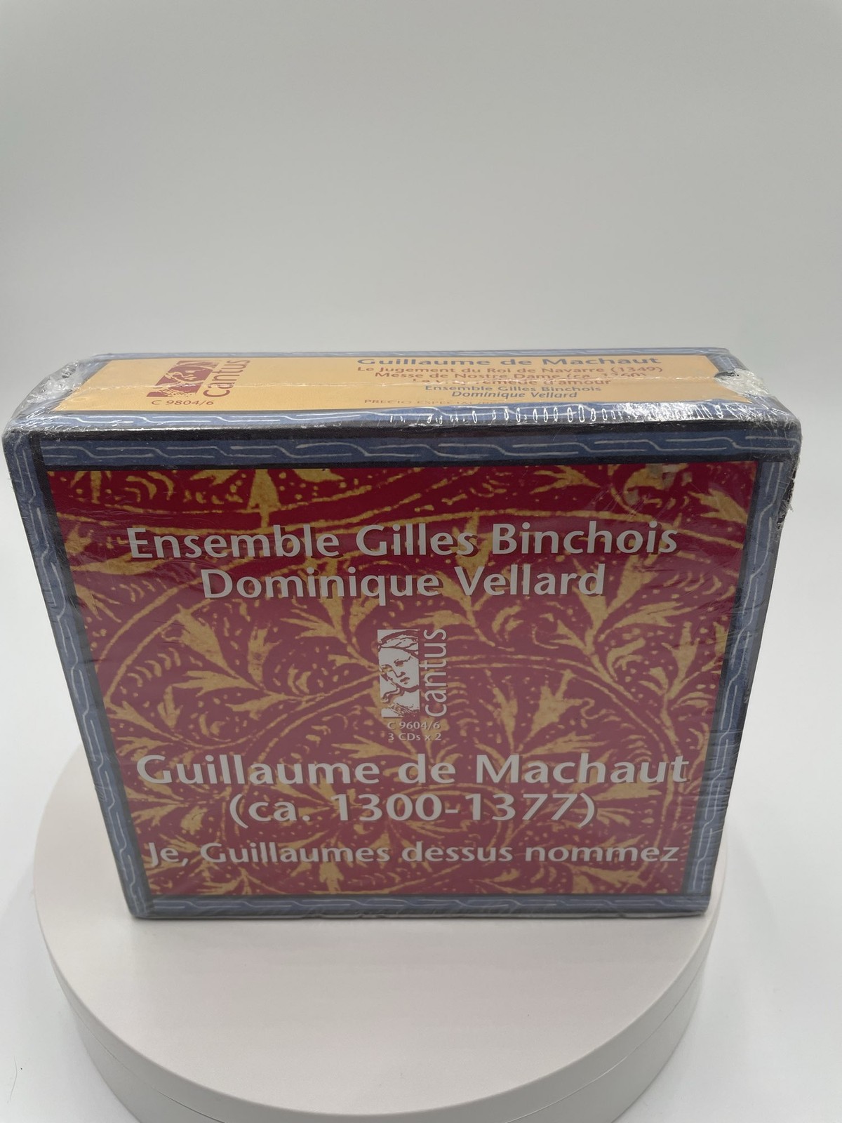 Guillaume de Machaut Sacred Secular Works Ensemble Gilles Binchois CD