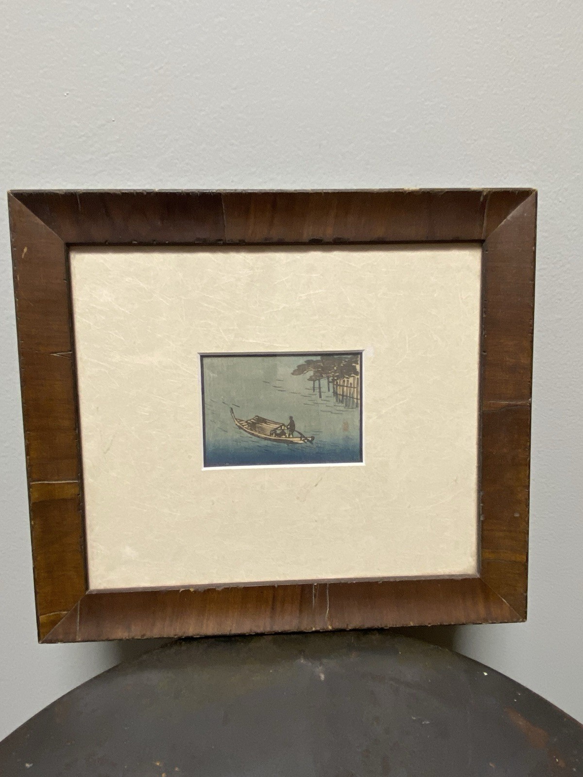 Antique Toshi Yoshida Authentic Woodblock Print Block-signed 1938 Framed Antique Toshi Yoshida Authentic Woodblock Print Block-signed 1938 Framed