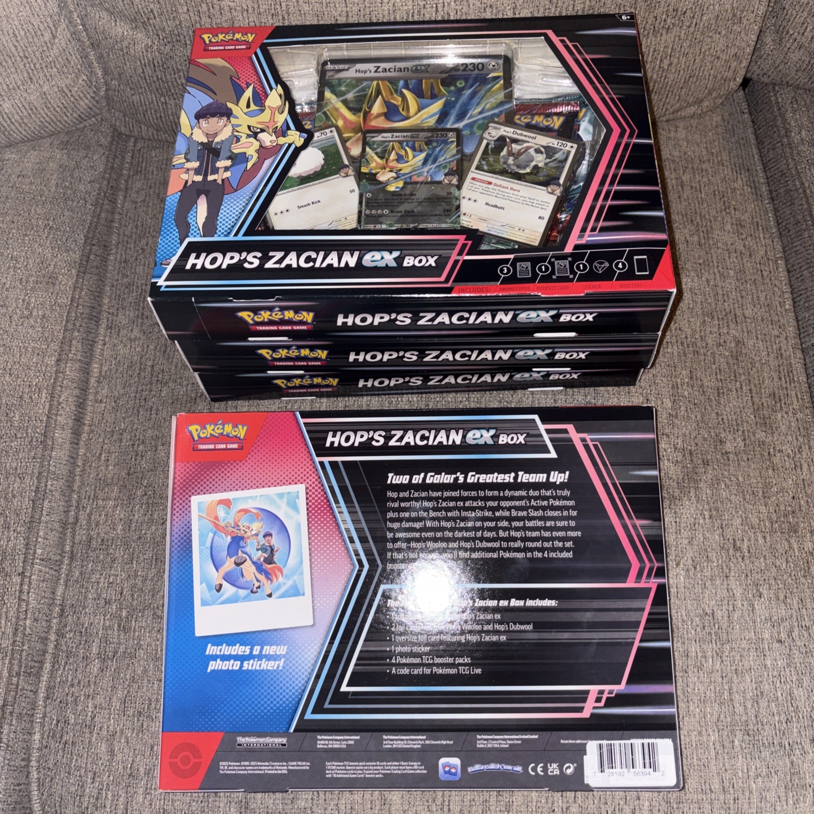 BRAND NEW SEALED Hops Zacian Ex Box (1 Ct)