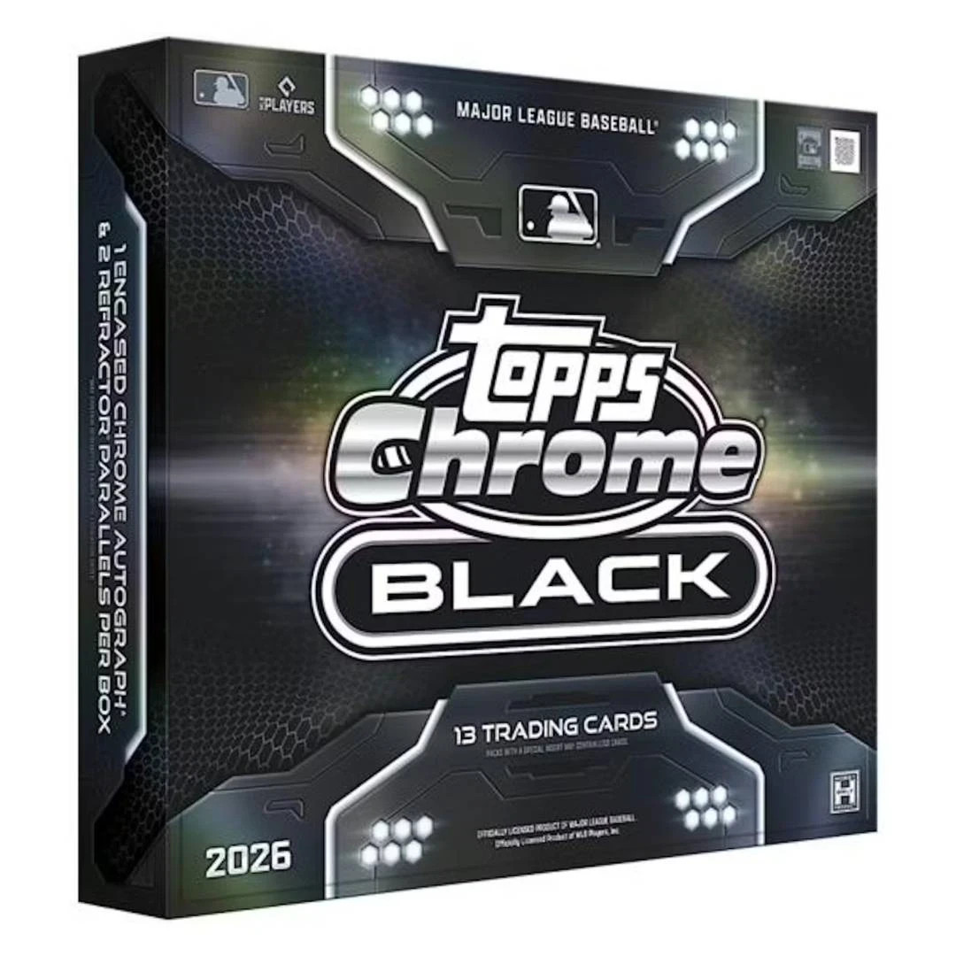 2026 TOPPS CHROME BLACK MLB BASEBALL HOBBY BOX - FACTORY SEALED - eBay LIVE RIP 2026 TOPPS CHROME BLACK MLB BASEBALL HOBBY BOX - FACTORY SEALED - eBay LIVE RIP