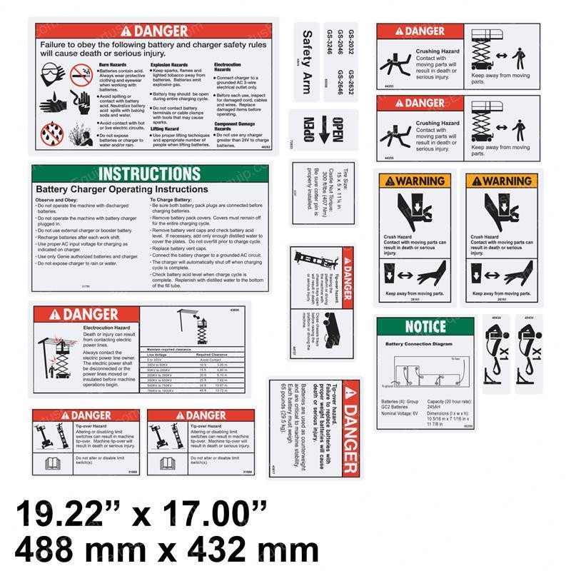 GN46291 DECAL KIT