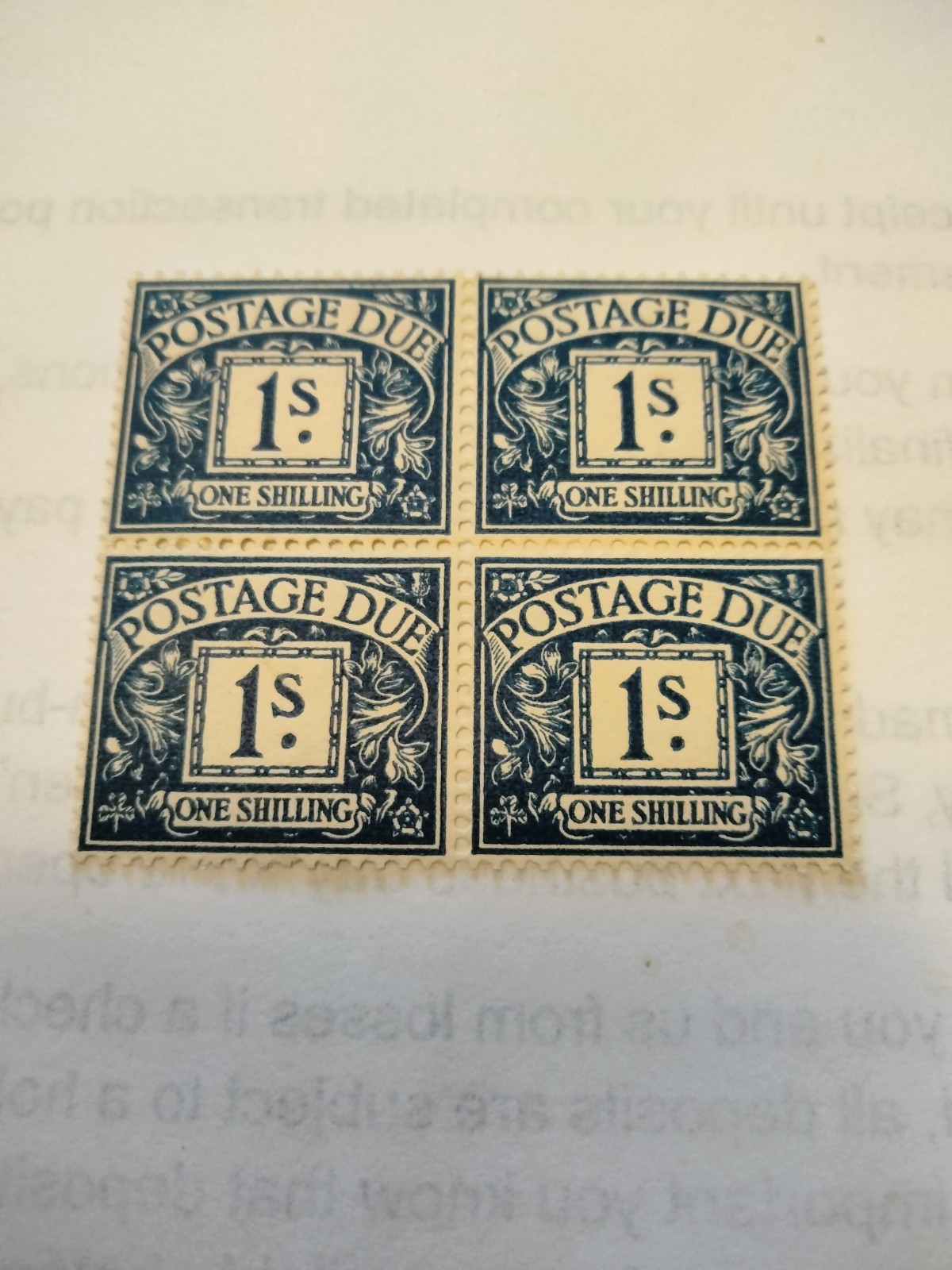 Great Britain 37-38 Postage Due Mint Light Hinge Block of 4 WMK 127, .SG D33 Great Britain 37-38 Postage Due Mint Light Hinge Block of 4 WMK 127, .SG D33