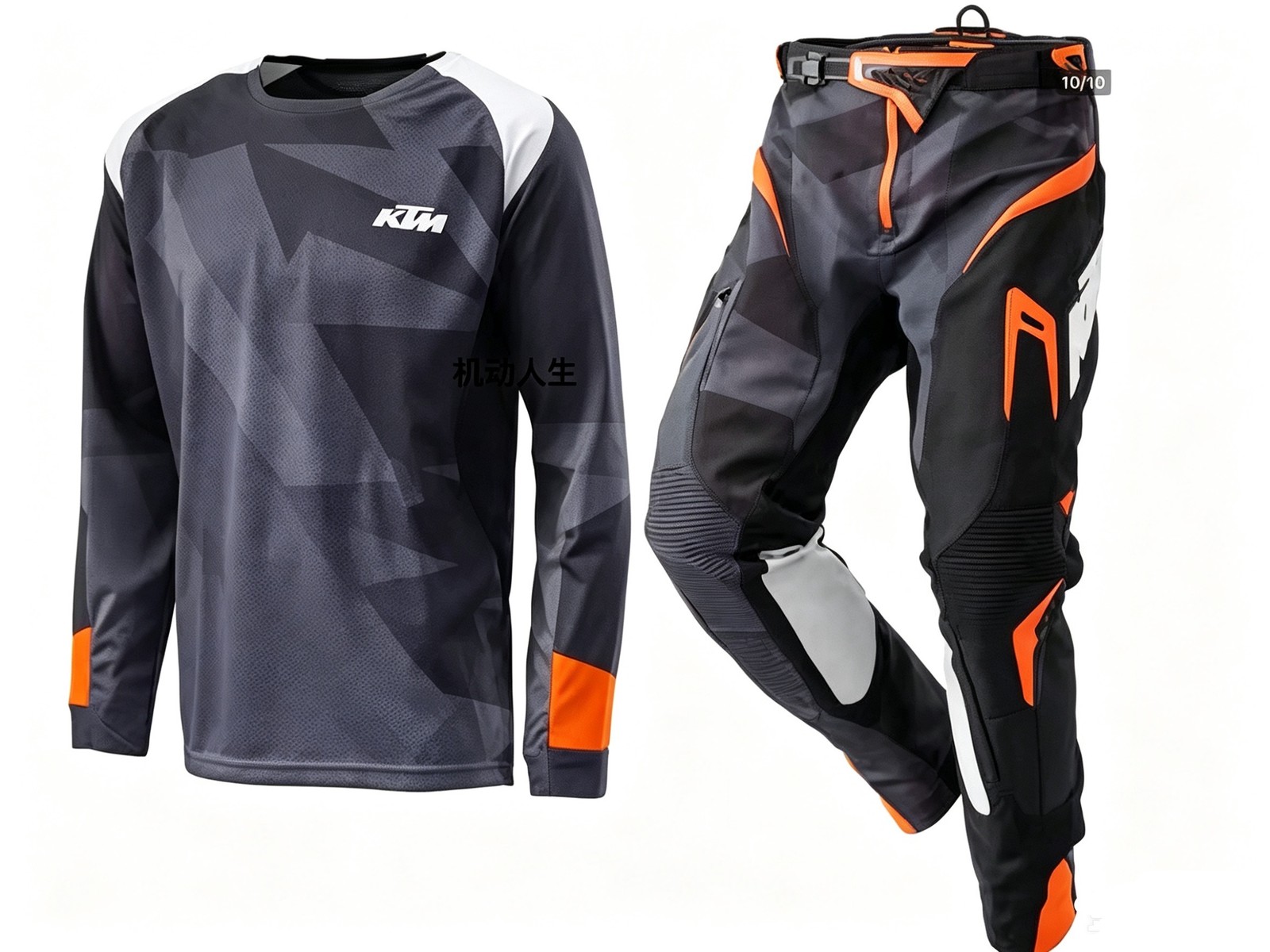 2025 New KTM Motocross Jersey & Pants Set Breathable Off-Road Riding Gear