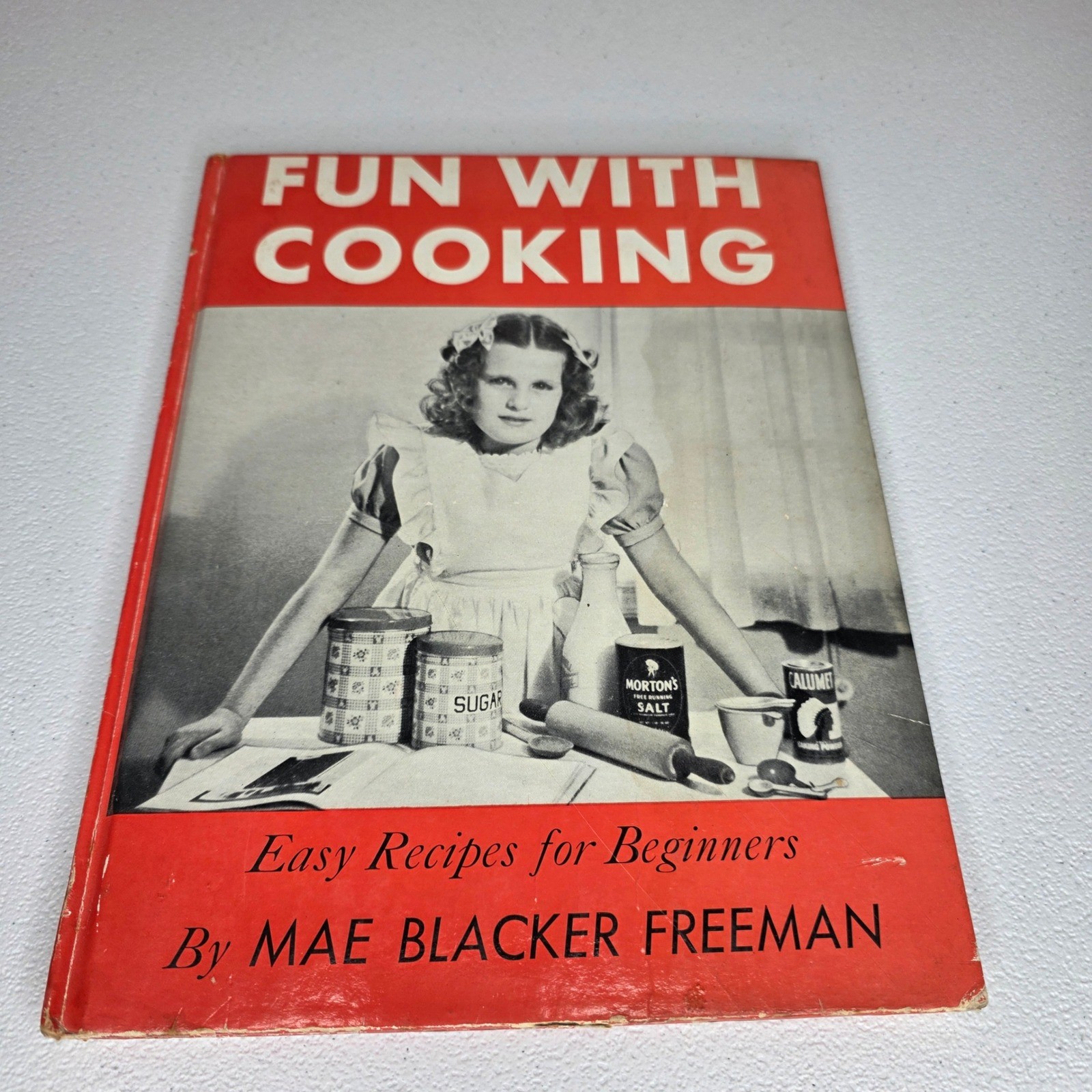 Vintage 1947 Random House Fun With Cooking Childrens OS Red Beginner Cookbook