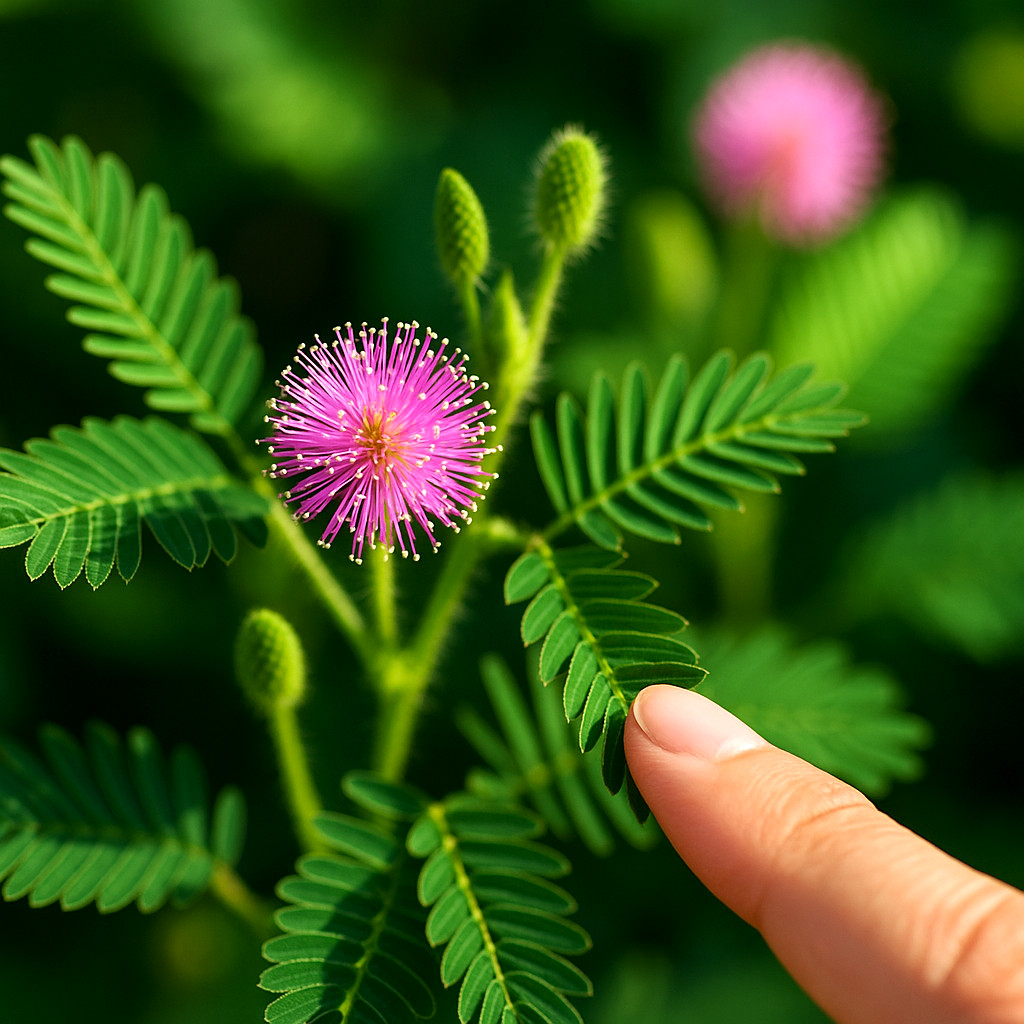 200+ MIMOSA PUDICA SENSITIVE PLANT SEEDS | TOUCH‑ME‑NOT FUN HOUSEPLANT | AUTUMN