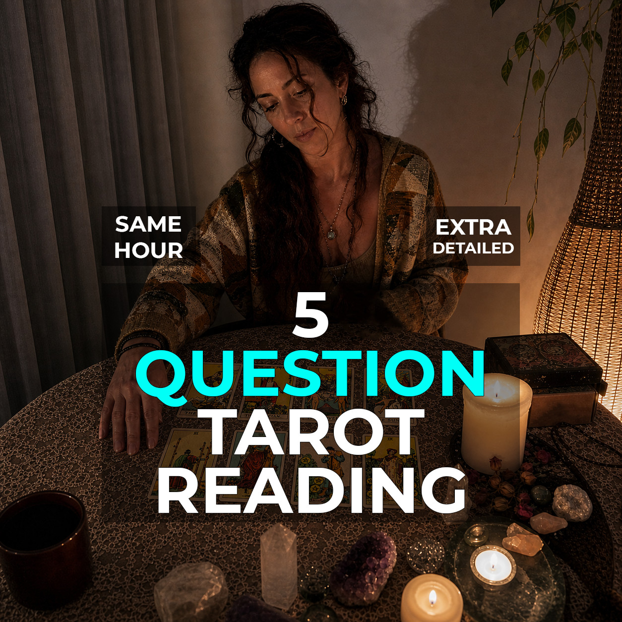 Same Hour Love Reading, In-Depth Psychic Tarot Reading, Honest Love Insight