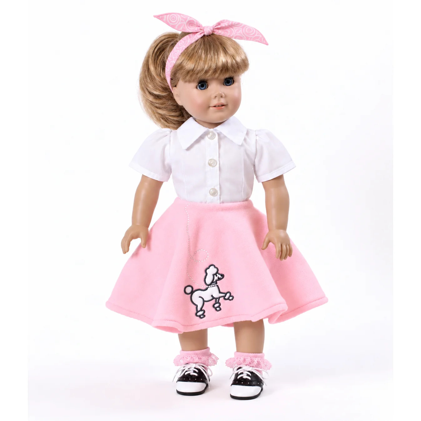 Pink Poodle Skirt 5-Piece Outfit 18\