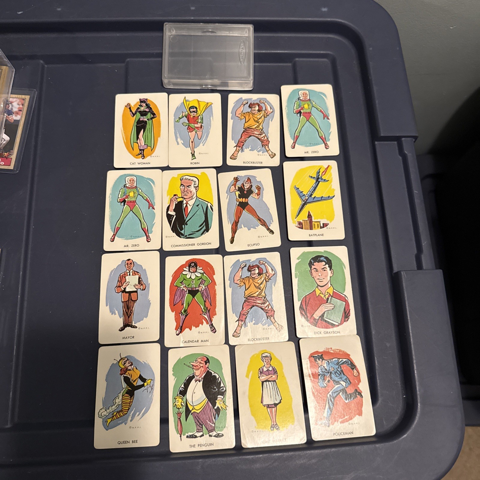 1966 BATMAN - Whitman Playing Cards - Rookie Set part set with box 16 cards 1966 BATMAN - Whitman Playing Cards - Rookie Set part set with box 16 cards