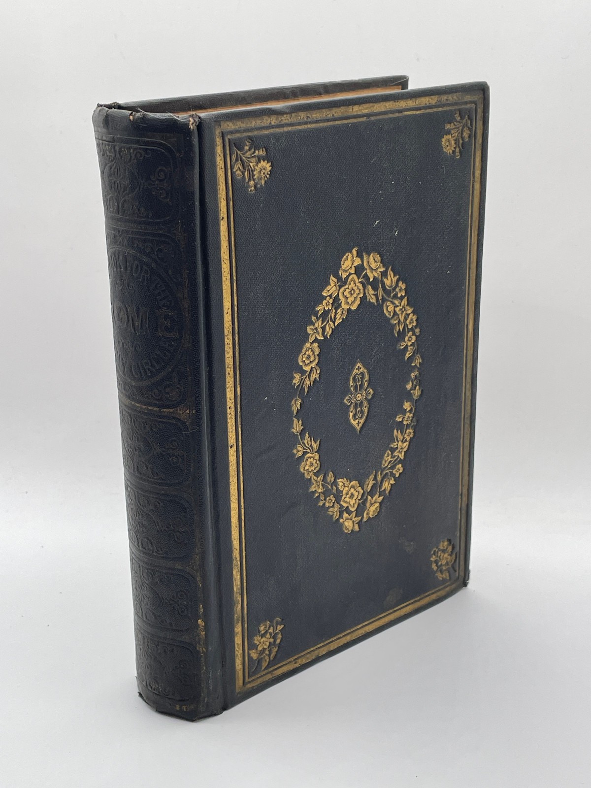 1869 Victorian Family Values Book 1st Ed Rev Wm King Tweedie Plates HC Blk Gilt