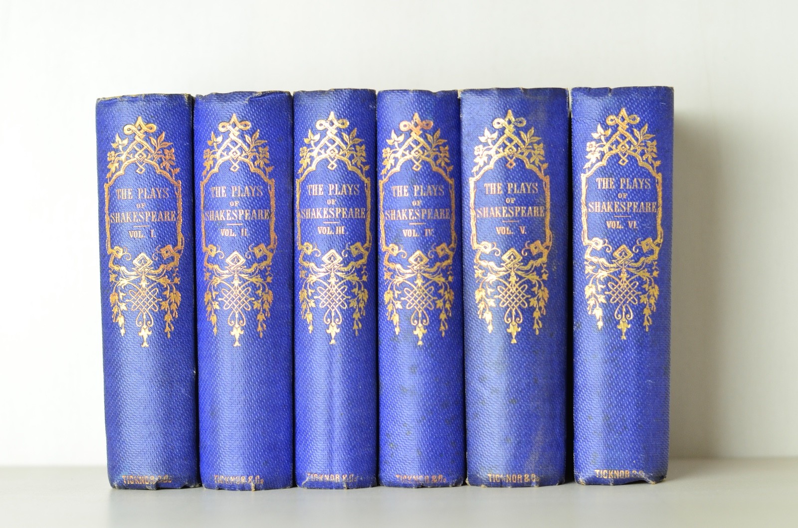 Antique Complete Plays of William Shakespeare 1866 Ticknor & Fields - 5\ Antique Complete Plays of William Shakespeare 1866 Ticknor & Fields - 5\
