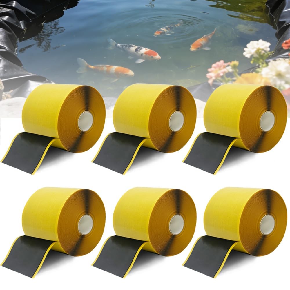 6 Pack Pond Liner Seam Tape Bulk, Total 3 6 Pack Pond Liner Seam Tape Bulk, Total 3