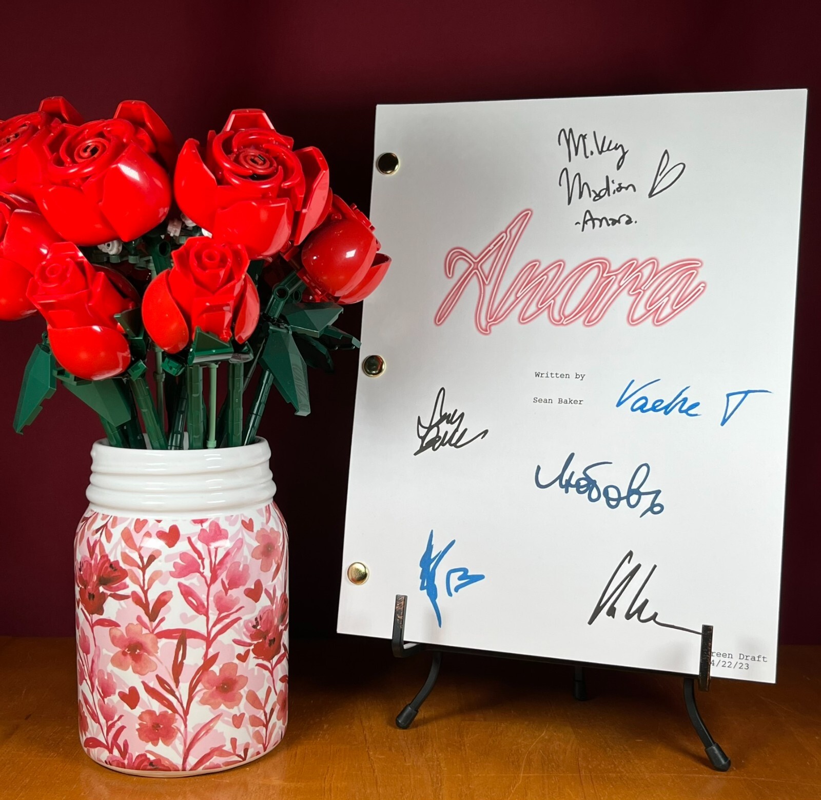 Anora Script Signed- Autograph Reprints- 137 Pages- Mikey Madison