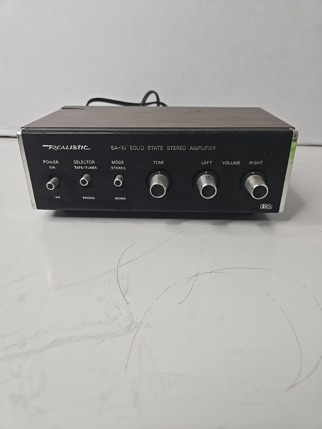 Realistic SA-10 Solid State Stereo Amplifier Radio Shack Model 31-1982 Untested