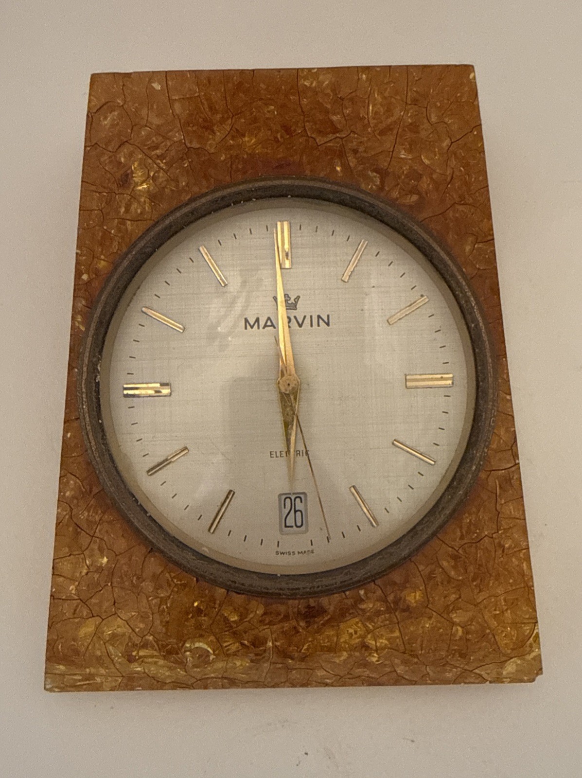 Marvin Automatic Electric Lucite 1970s Vintage Unusual Collectible *REPAIR*