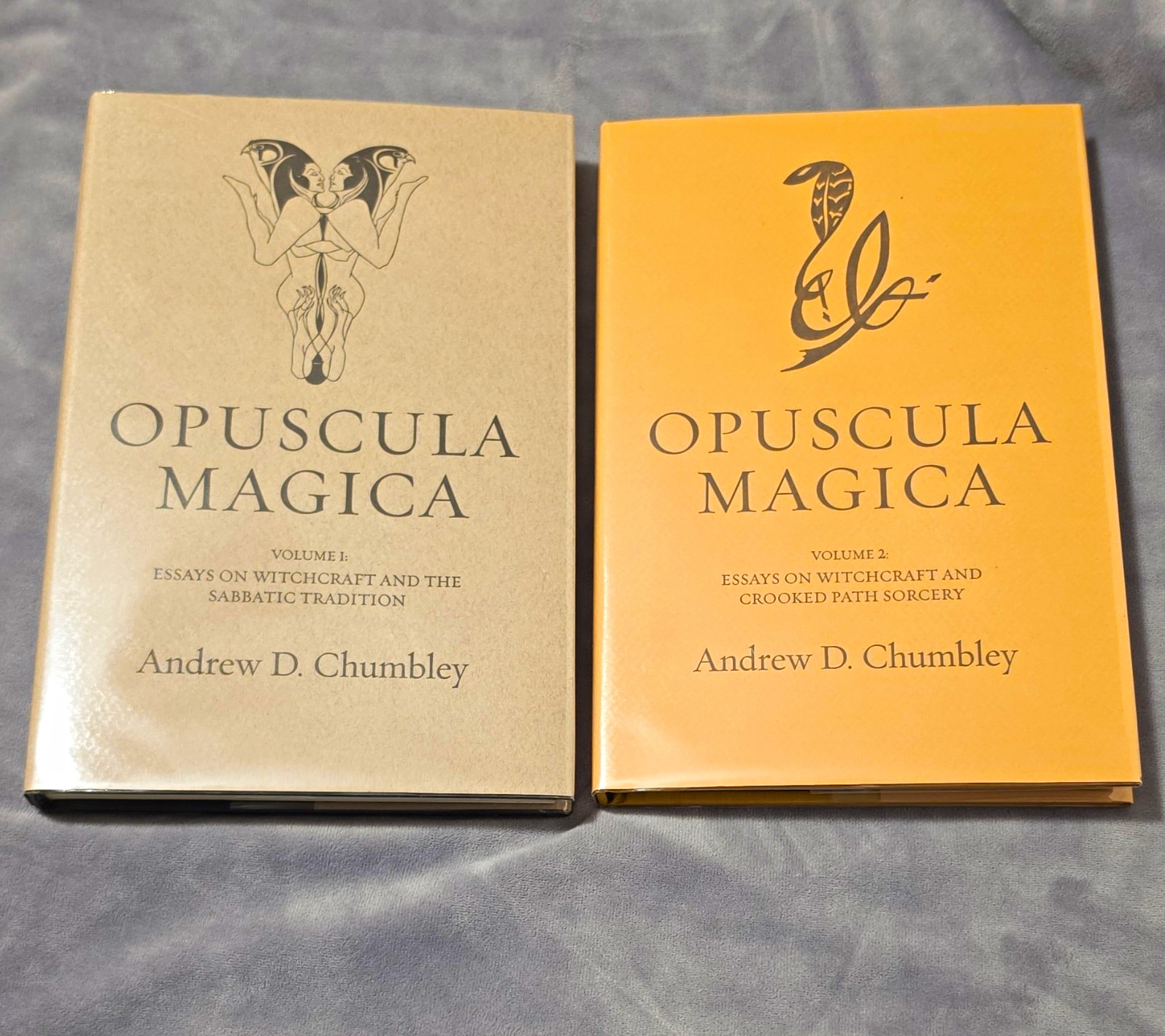 Andrew D. Chumbley Opuscula Magica Vol 1-2 Witchcraft Essays HC 2003 Illus