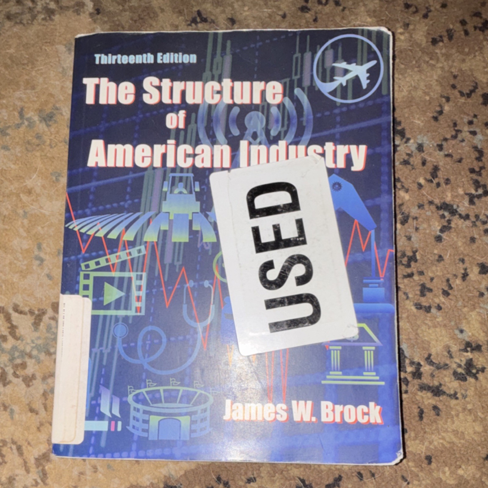 The Structure of American Industry 13th Ed James W. Brock Paperback Economics
