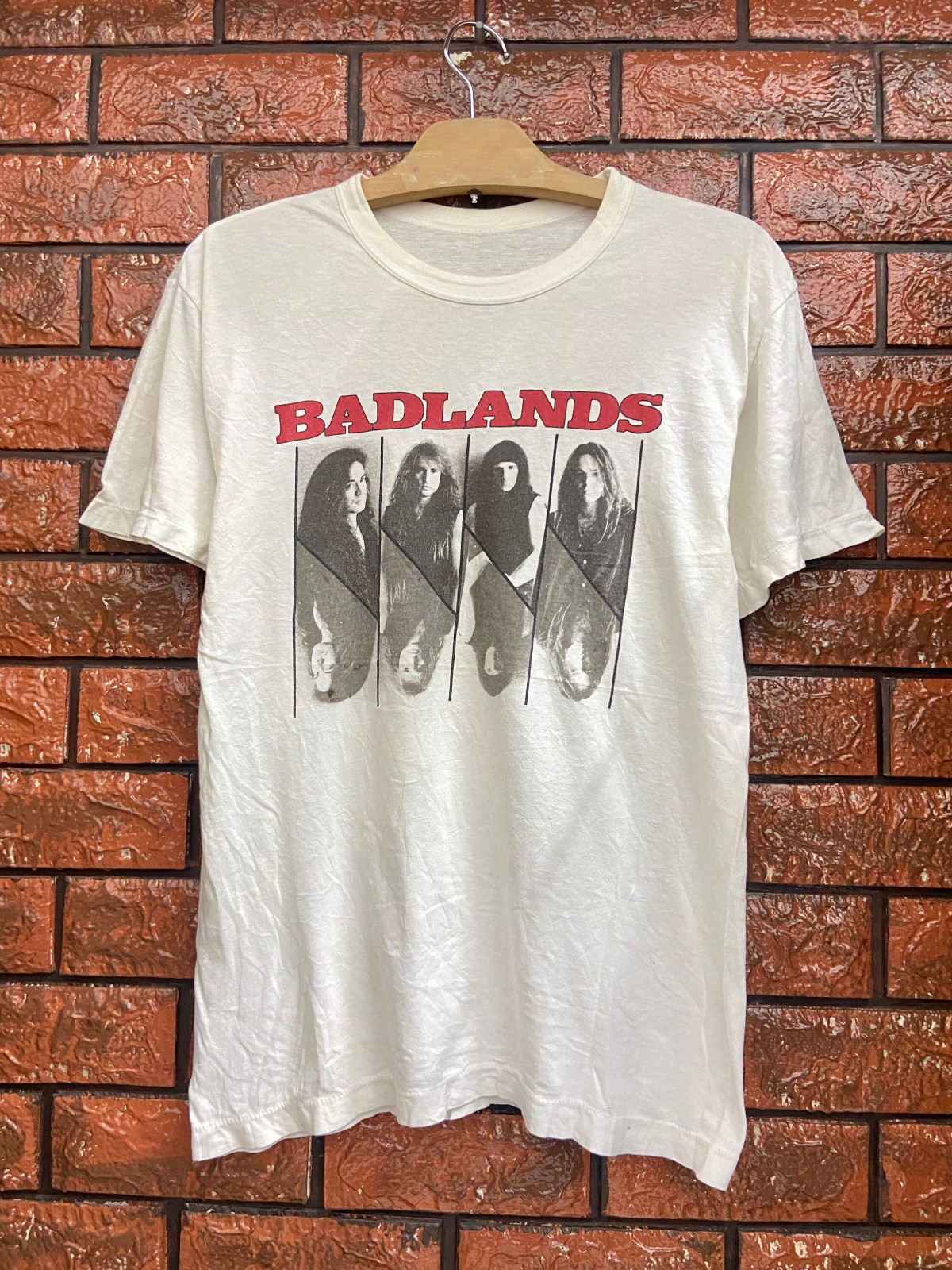 Collection BADLANDS Band Cotton White All Size Unisex T-Shirt GC3512