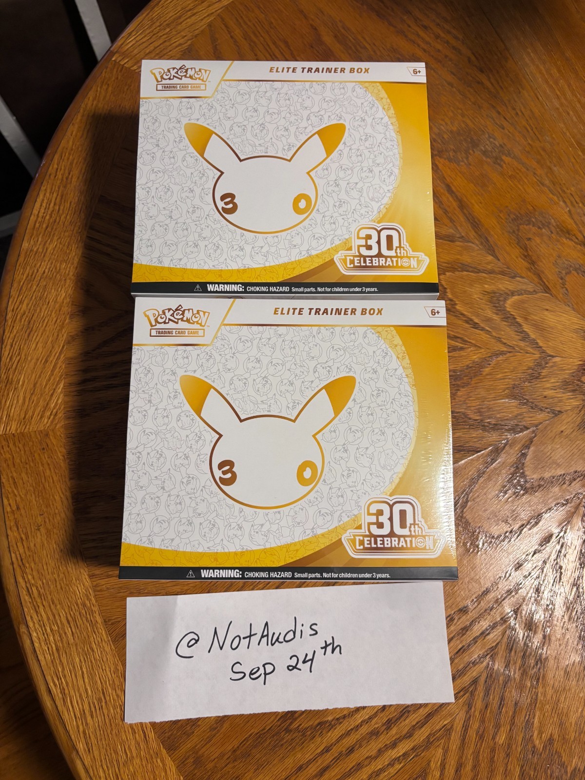 x2 Pokemon 30th Anniversary Celebration Elite Trainer Box ETB In Hand Sealed