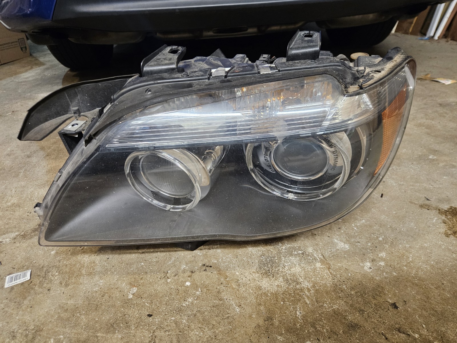06-08 BMW 750i 760i Xenon AFS Headlight w/ Clear Lens LH Drivers OEM 