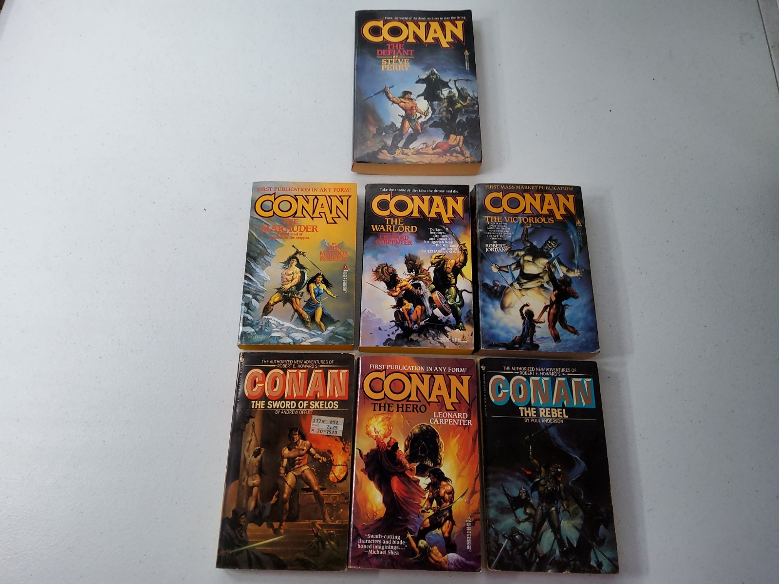 Marvel Conan the Barbarian Mixed 7 Book Lot Conan Saga & Savage Sword + TPB Marvel Conan the Barbarian Mixed 7 Book Lot Conan Saga & Savage Sword + TPB