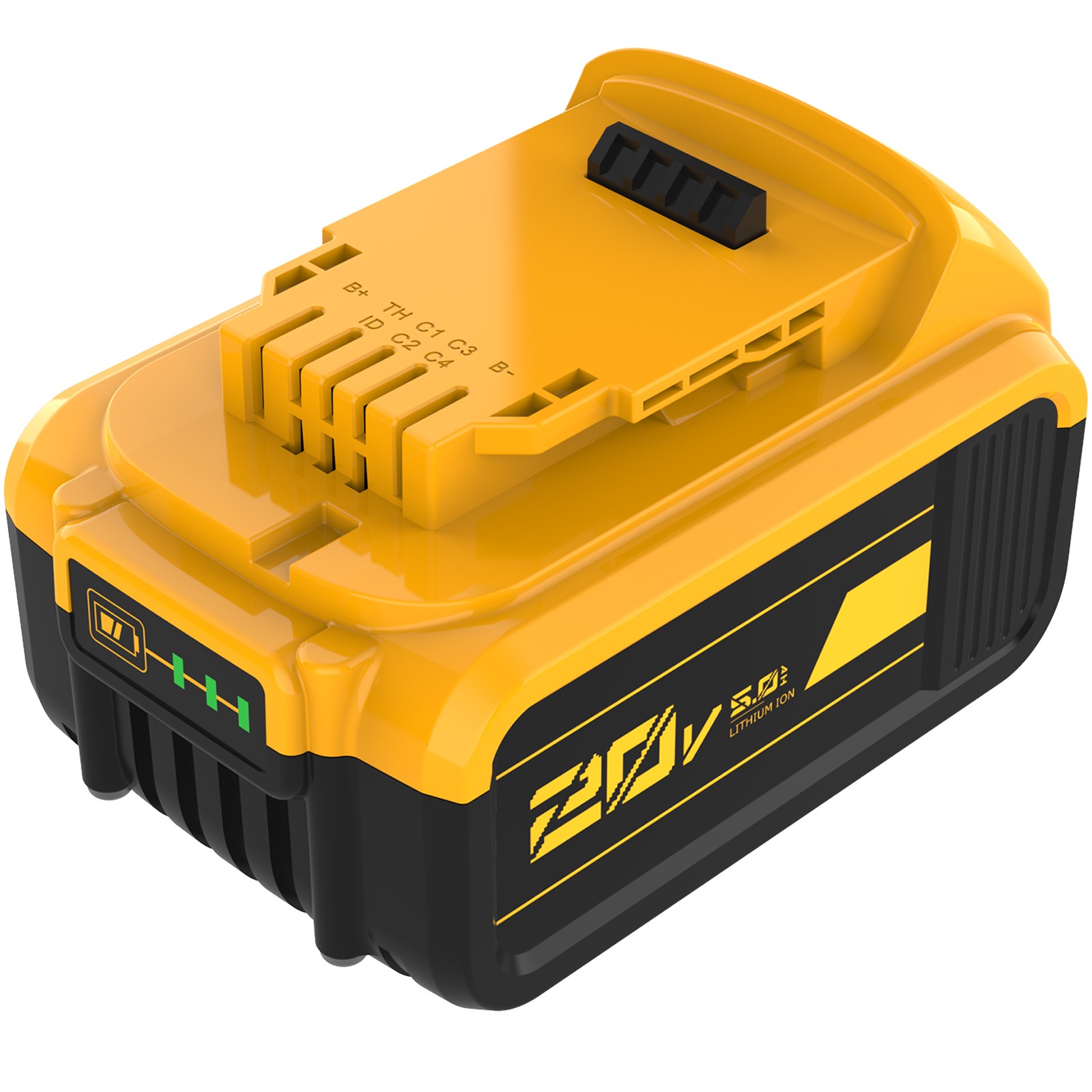 1/4 Pack For DEWALT DCB205 20V Max XR 5.0Ah Lithium-Ion Battery DCB206-2 DCB200