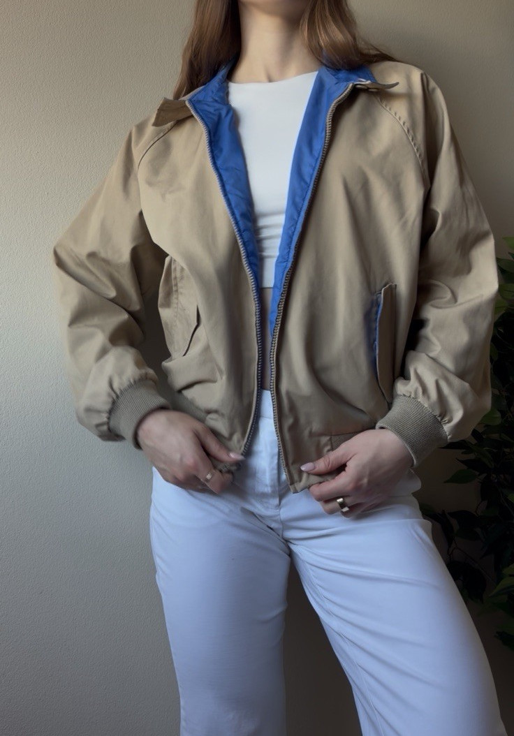 1950s Vintage Reversible Bomber Jacket Made in Korea