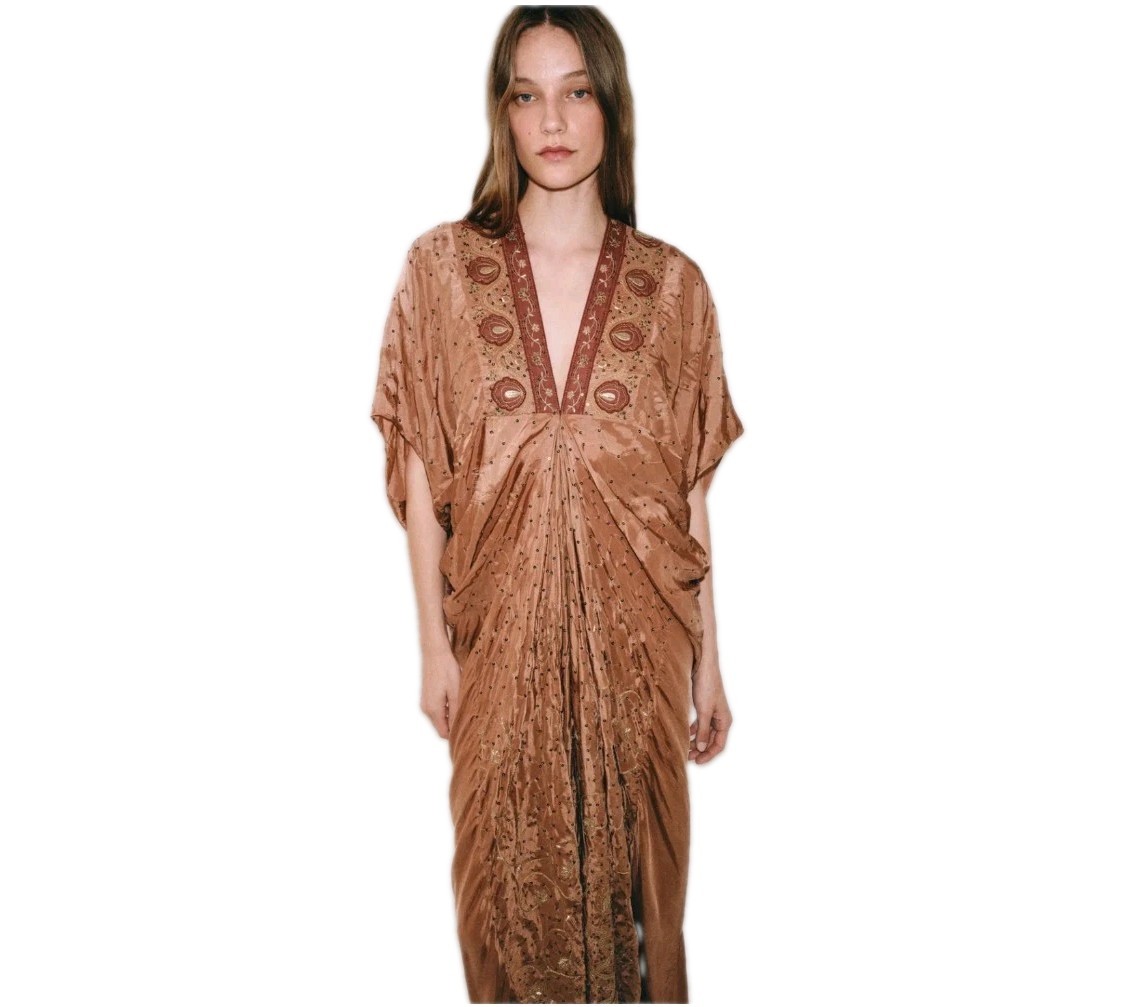 ZARA ZW COLLECTION LIMITED EDITION BEADED EMBROIDERED DRESS ZARA ZW COLLECTION LIMITED EDITION BEADED EMBROIDERED DRESS