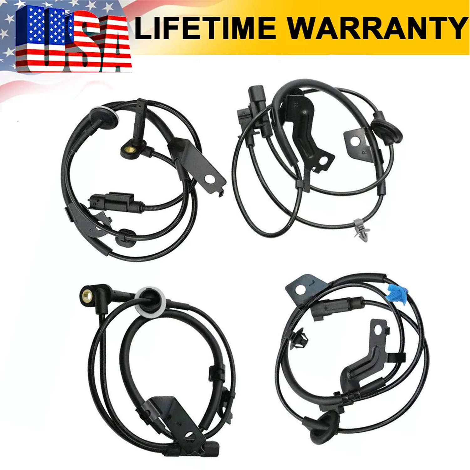4 pieces 1 set ABS Speed.Sensor For Mitsubishi Lancer,Outlander 2008-2017 US